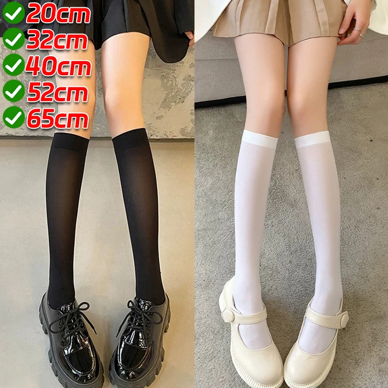 Women Summer Long Sock Thin Breathable Solid Color Stocking Velvet Thin Black White Lolita JK Harajuku Style Over-the-knee Socks
Women Summer Long Sock Thin Breathable Solid Color Stocking Velvet Thin Black White Lolita JK Harajuku Style Over-the-knee Socks