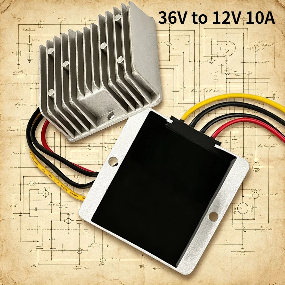 Voltage Converter 36V Step Down to 12V 10A Waterproof Voltage Regulator for Golf Cart LED Strip Light Power Supply Transformer
Voltage Converter 36V Step Down to 12V 10A Waterproof Voltage Regulator for Golf Cart LED Strip Light Power Supply Transformer