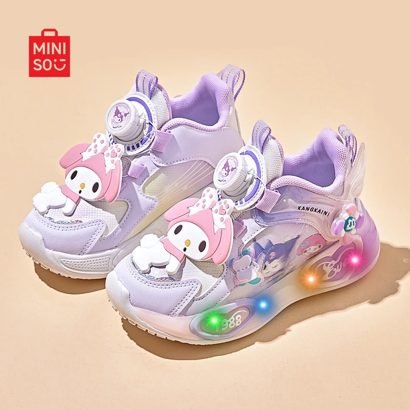 Кроссовки Miniso 2025 My Melody для девочек, модная детская обувь на платформе с подсветкой в корейском стиле
Кроссовки Miniso 2025 My Melody для девочек, модная детская обувь на платформе с подсветкой в корейском стиле