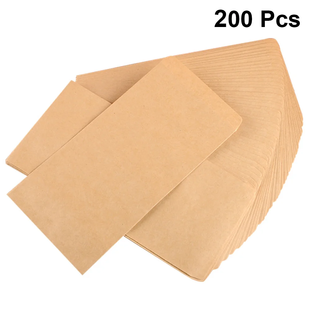 200Pcs Kraft Envelope 16.5cm Vintage Blank Plain Retro Envelopes for Gift Card Storage Weddings Holidays Postcards
200Pcs Kraft Envelope 16.5cm Vintage Blank Plain Retro Envelopes for Gift Card Storage Weddings Holidays Postcards