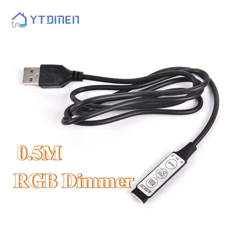 3 Key USB DC 5V RGB LED Light Strip Mini Controller 0.5M Ultra-thin Dimmer Remote Control for 2835 5050 3528 RGB Strip Light
3 Key USB DC 5V RGB LED Light Strip Mini Controller 0.5M Ultra-thin Dimmer Remote Control for 2835 5050 3528 RGB Strip Light
