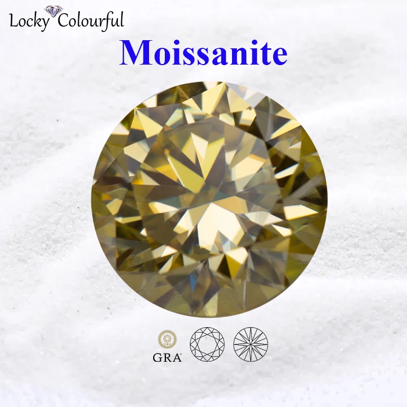 Moissanite Lemon Yellow Color Round Shape VVS1 with GRA Certificate DIY Charms Beads Advanced Jewelry Making Earrings Materials
Moissanite Lemon Yellow Color Round Shape VVS1 with GRA Certificate DIY Charms Beads Advanced Jewelry Making Earrings Materials
