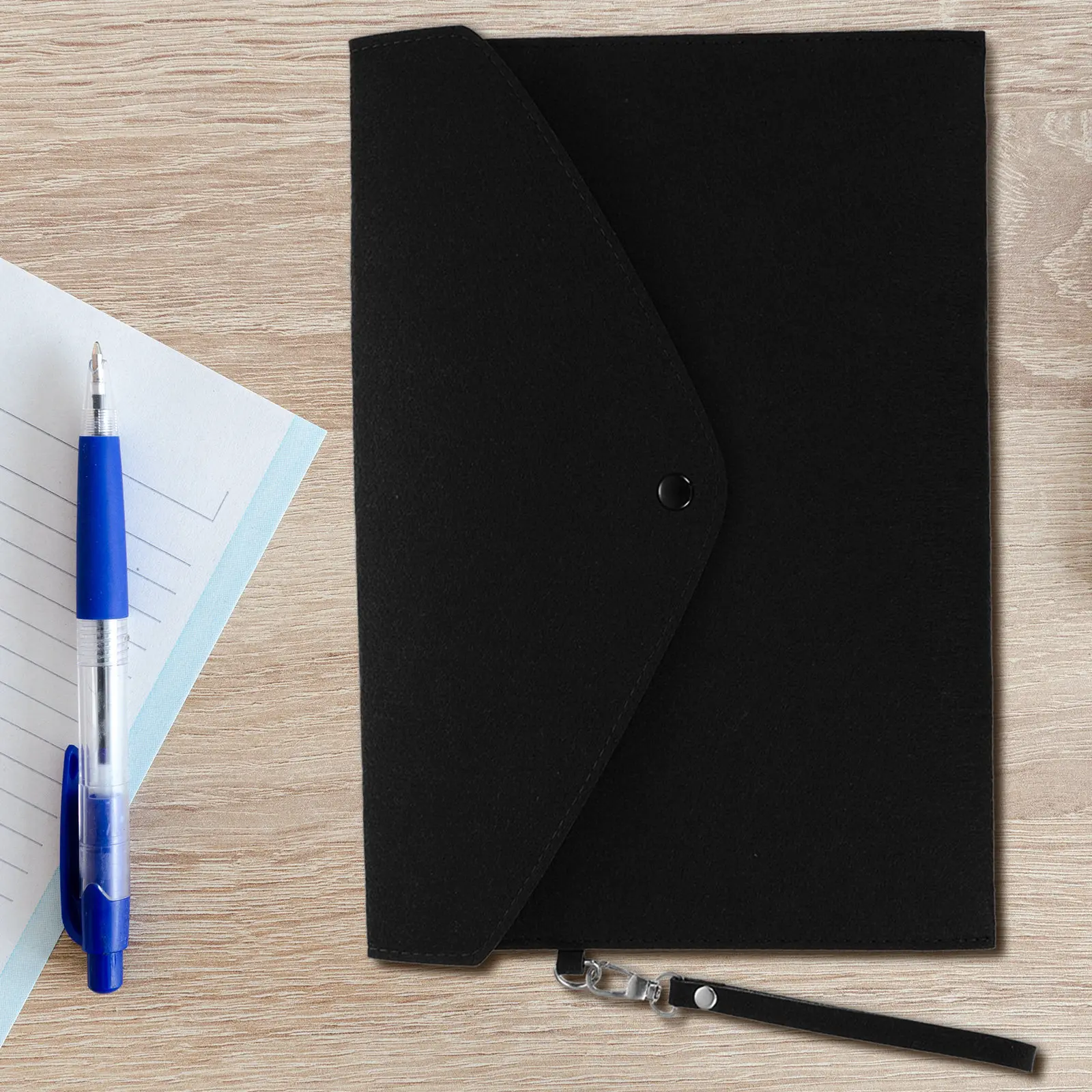 Professional A4 File Folder Felt Document Pouch Clasp Moisture Resistant Business School Office File Organizer Bag
Professional A4 File Folder Felt Document Pouch Clasp Moisture Resistant Business School Office File Organizer Bag
