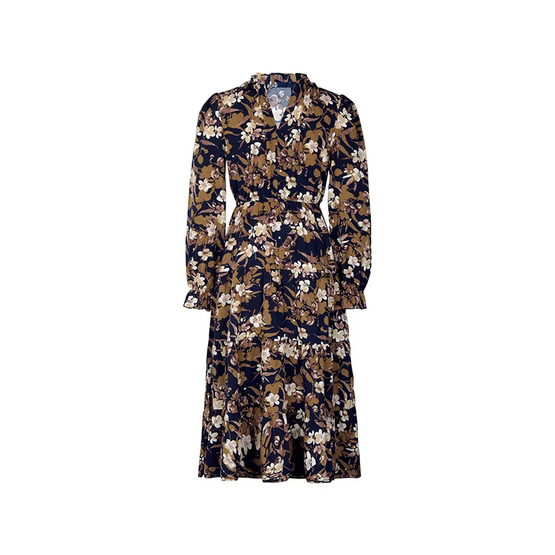 Winter Dresses For Women Casual Full Sleeve Floral Printed V-Neck Woman Bohe Beach Party Long Dress Mujer Vestidos
Winter Dresses For Women Casual Full Sleeve Floral Printed V-Neck Woman Bohe Beach Party Long Dress Mujer Vestidos