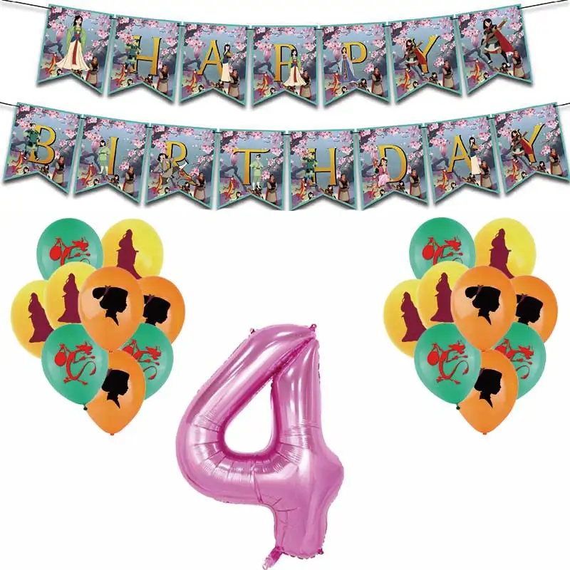 Disney Mulan Birthday Party Decorations Kit, Princess Theme Party Supplies, Backdrop Banner Balloons for Girls Kids Festival
Disney Mulan Birthday Party Decorations Kit, Princess Theme Party Supplies, Backdrop Banner Balloons for Girls Kids Festival