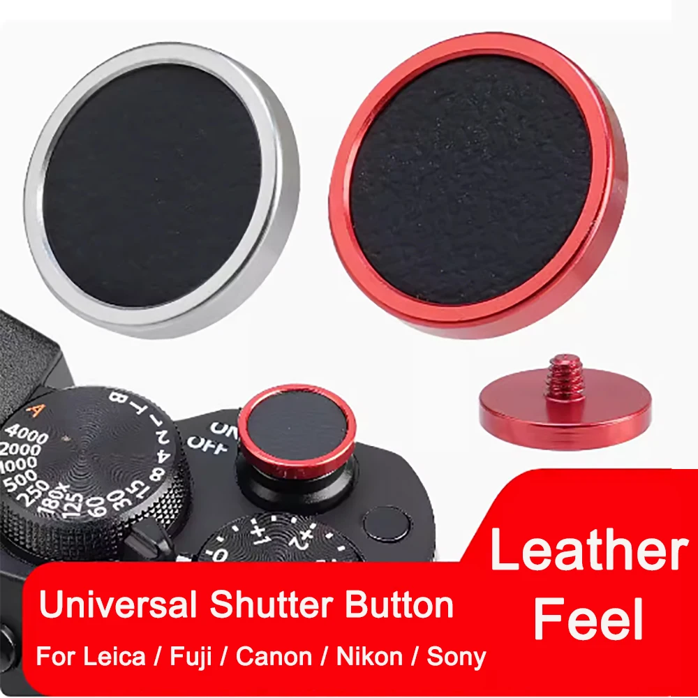 FOTGA Brass+Leather Camera Shutter Release Button For Fujifilm X100/X100S/X100T/X100F/X100V/XPRO1/XPRO2/XPRO3/XT10/XT20 /XT30
FOTGA Brass+Leather Camera Shutter Release Button For Fujifilm X100/X100S/X100T/X100F/X100V/XPRO1/XPRO2/XPRO3/XT10/XT20 /XT30