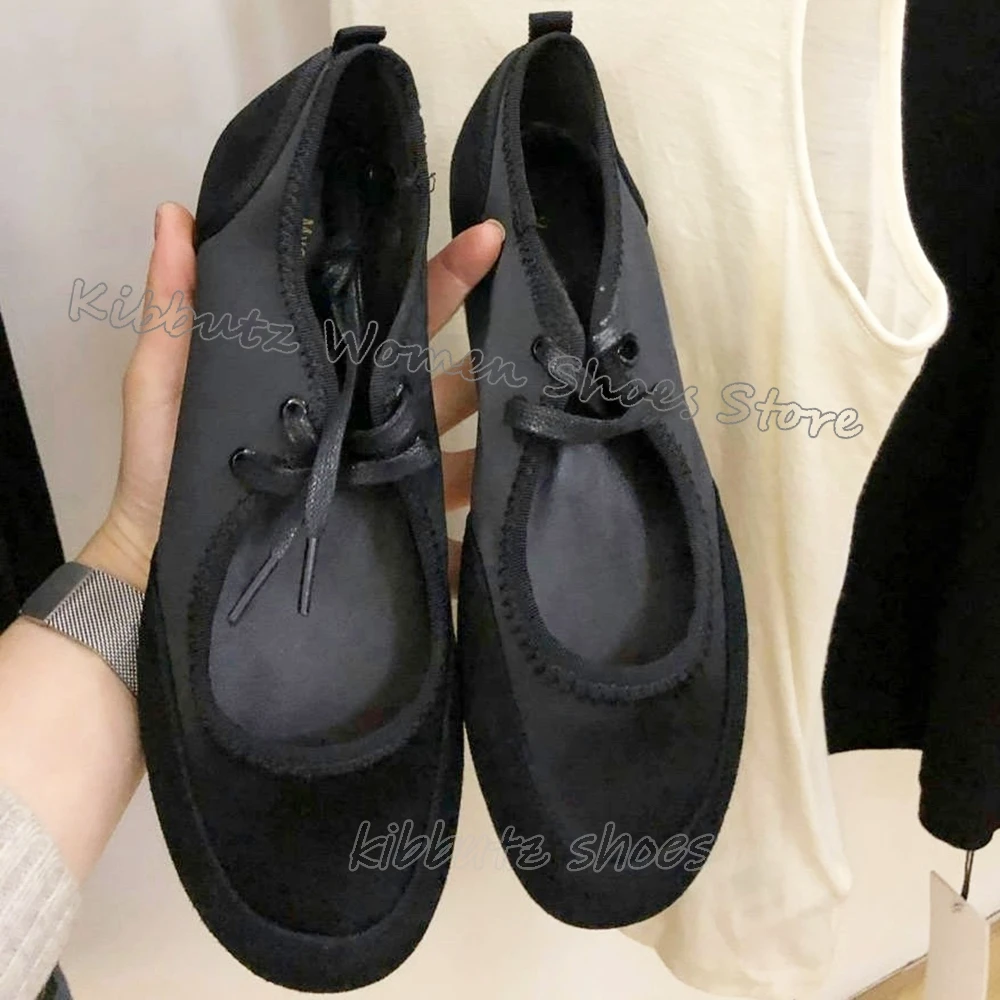 Lace-Up Ballet Pumps Patchwork Solid Color Fashion Elegant Concise Women Shoes Round Toe Flat With Novelty Outdoor Party Dress
Lace-Up Ballet Pumps Patchwork Solid Color Fashion Elegant Concise Women Shoes Round Toe Flat With Novelty Outdoor Party Dress