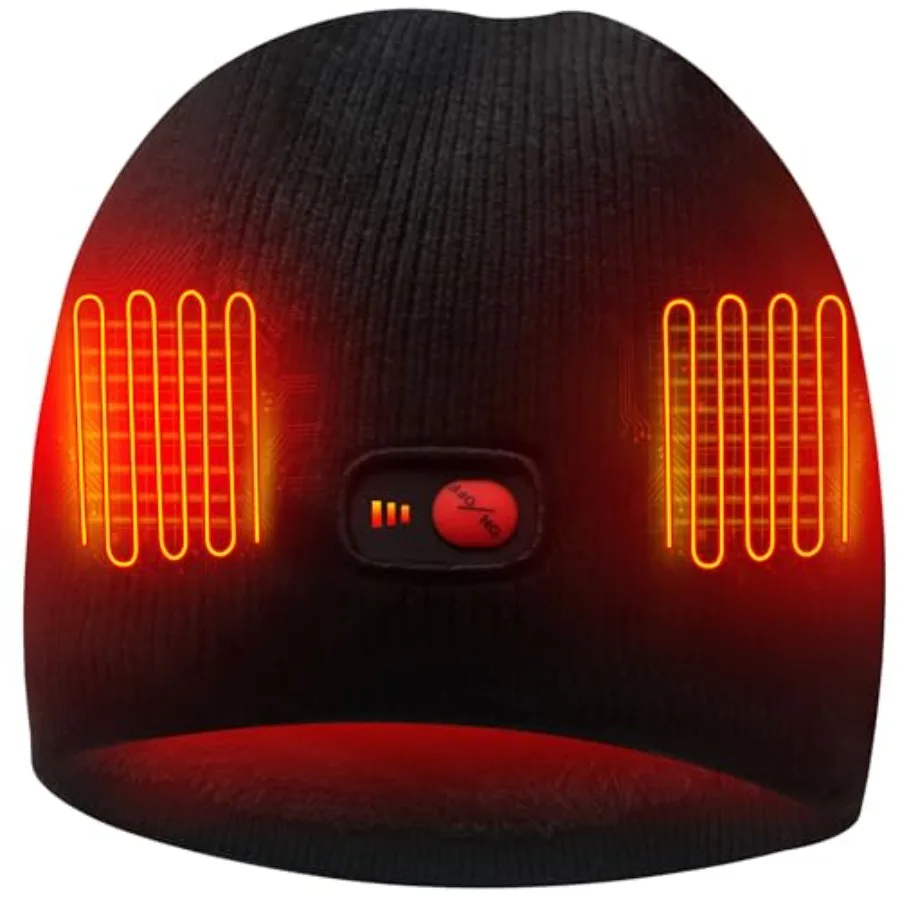 Rabbitroom Heated Hat for Men Women Rechargeable Battery Heated Beanie Hat Winter Ear Warmers Knitted Hat for Fishing Skiing Mo
Rabbitroom Heated Hat for Men Women Rechargeable Battery Heated Beanie Hat Winter Ear Warmers Knitted Hat for Fishing Skiing Mo