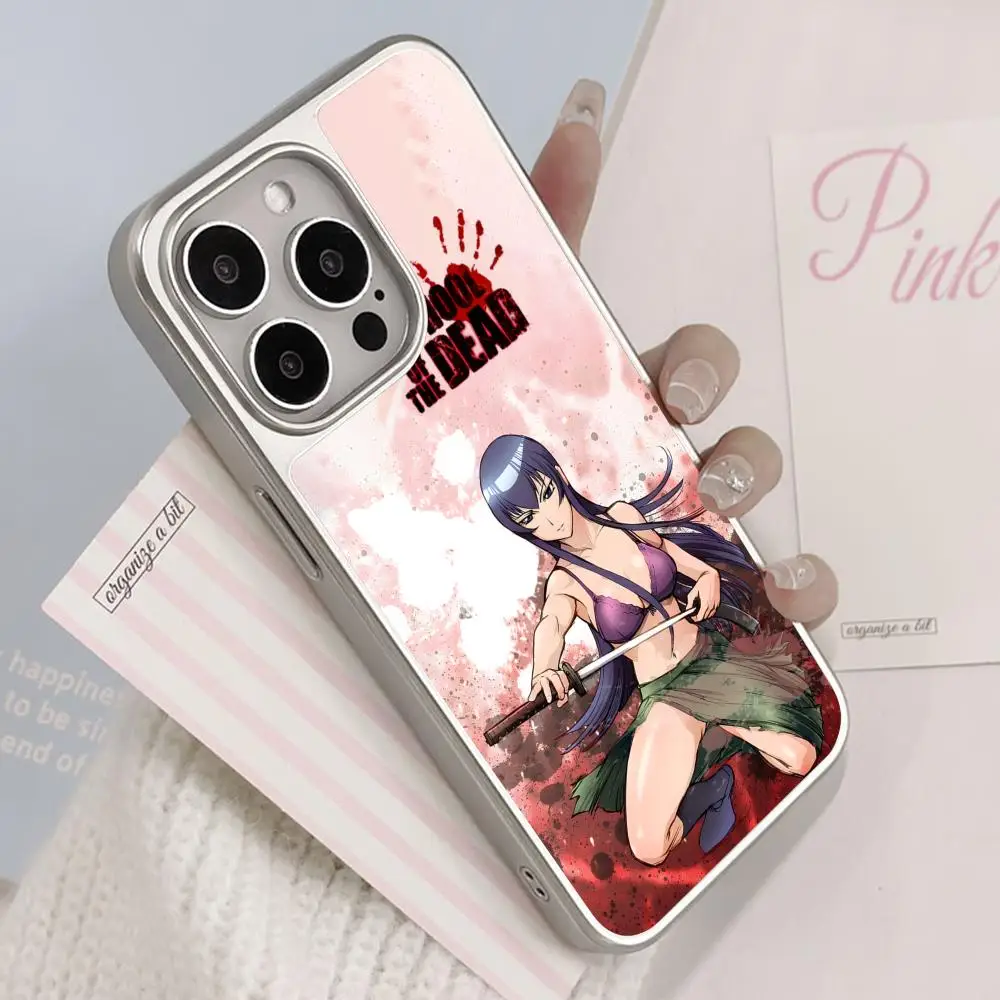 Highschool Saeko Busujima Phone Case for iPhone 17 16 15 14 13 12 11 Air Pro Max Plus Silver Plating Colorful Cover Luxury Cover
Highschool Saeko Busujima Phone Case for iPhone 17 16 15 14 13 12 11 Air Pro Max Plus Silver Plating Colorful Cover Luxury Cover