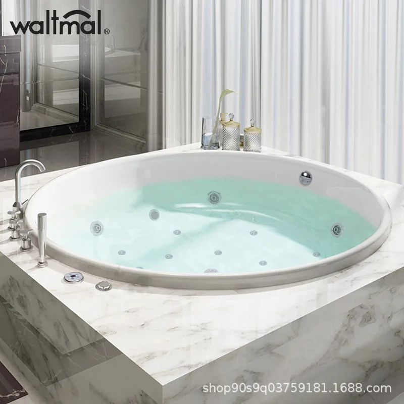 Waterma Embedded Acrylic Large Bathtub Household Adult Round Double Couple Bath 1.5m
Waterma Embedded Acrylic Large Bathtub Household Adult Round Double Couple Bath 1.5m