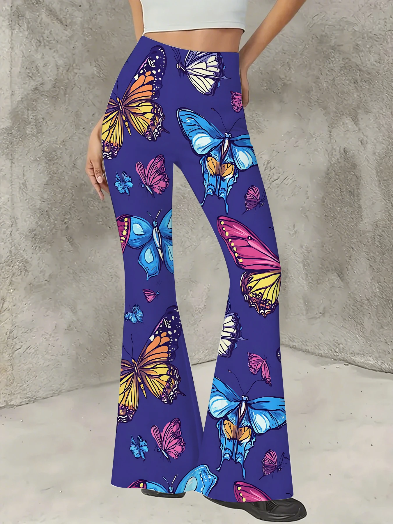 Korean Style Printed Flare Pants Women High Waist Slim Fit Bell Bottom Leggings
Korean Style Printed Flare Pants Women High Waist Slim Fit Bell Bottom Leggings