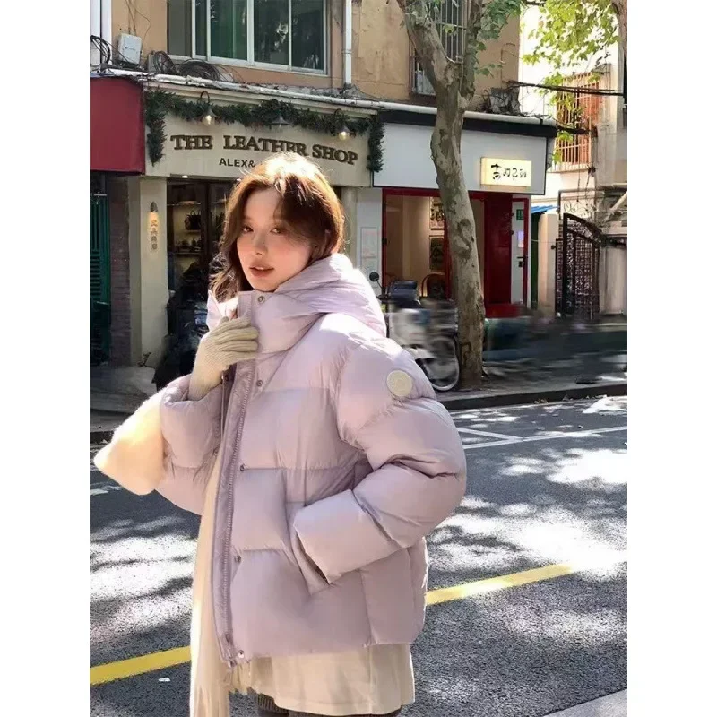 For Ladies Winter Thickened Puff Bread Coat Women's Loose Fit Versatile down Cotton Jacket Long Sleeve Warm Outerwear
For Ladies Winter Thickened Puff Bread Coat Women's Loose Fit Versatile down Cotton Jacket Long Sleeve Warm Outerwear