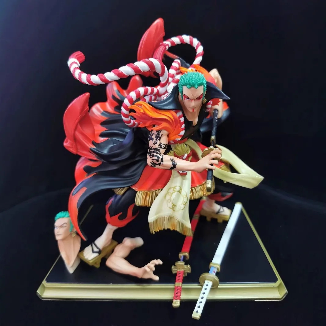 24cm One Piece Kabuki Zoro Heavenly Lion Zoro Anime Figure Model Statue Collection Desktop Decoration Ornament Toys Gifts Fans
24cm One Piece Kabuki Zoro Heavenly Lion Zoro Anime Figure Model Statue Collection Desktop Decoration Ornament Toys Gifts Fans