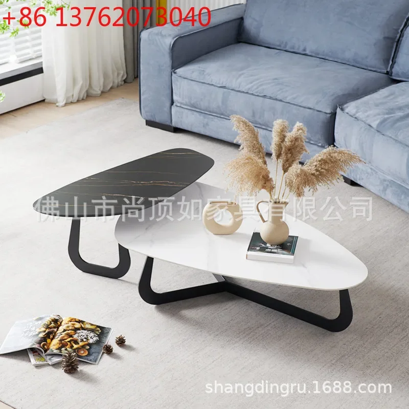Light luxury fashion coffee table, spot creative size combination simple modern special-shaped coffee table
Light luxury fashion coffee table, spot creative size combination simple modern special-shaped coffee table