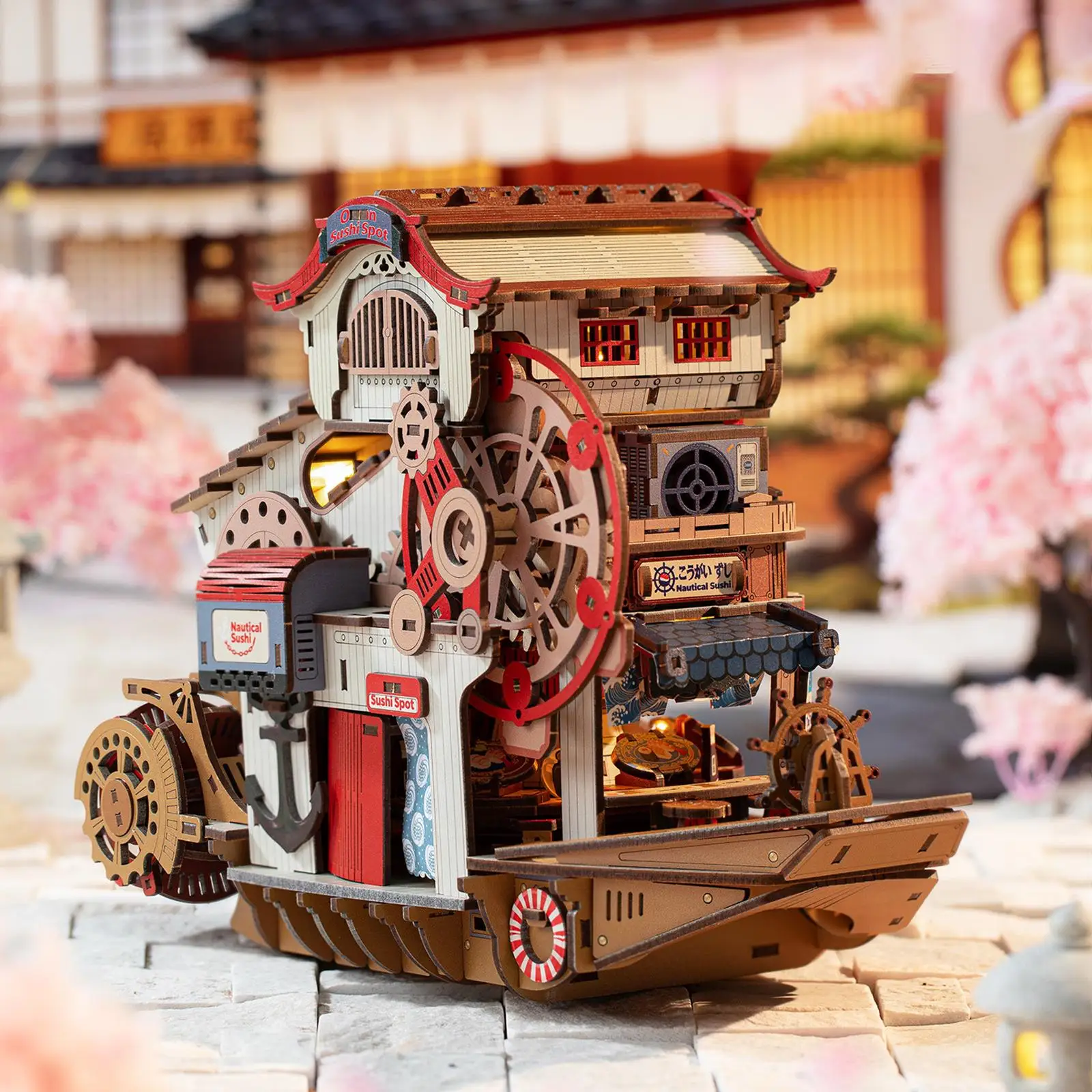 DIY Miniature Dollhouse Kit Mini Nautical Sushi Boat Building Kit Mini Diorama Building Kit for Kids
DIY Miniature Dollhouse Kit Mini Nautical Sushi Boat Building Kit Mini Diorama Building Kit for Kids