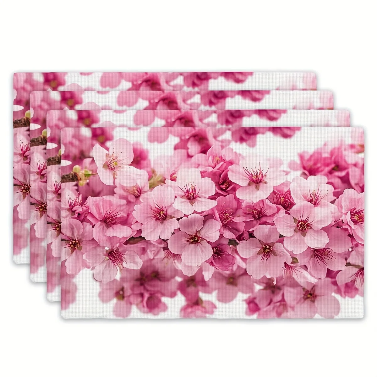 Cherry Blossom Placemats Set of 4 Pink Flower Design Linen Table Mats for Kitchen Dining Home Decor Gift
Cherry Blossom Placemats Set of 4 Pink Flower Design Linen Table Mats for Kitchen Dining Home Decor Gift