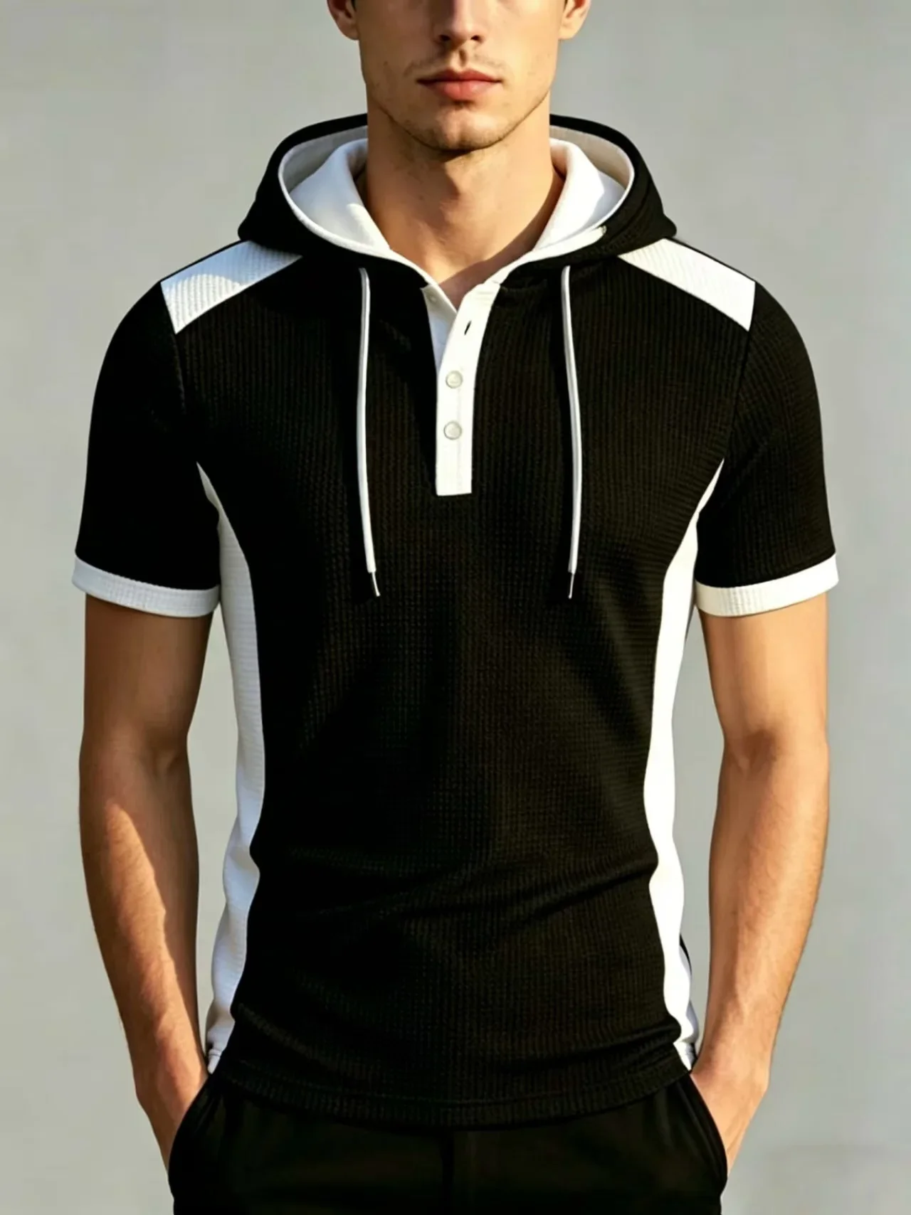 2026 Summer New Sports Fashion Casual Men's Short Sleeved T-shirt Men's Trendy Brand High-end Hooded Top Short Sleeved Shirt
2026 Summer New Sports Fashion Casual Men's Short Sleeved T-shirt Men's Trendy Brand High-end Hooded Top Short Sleeved Shirt