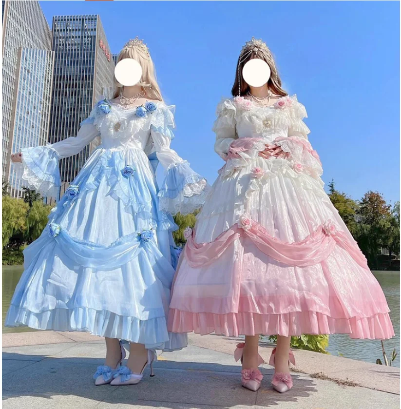 Christmas elegant runaway princess Lolita fairy long dress fluffy princess dress
Christmas elegant runaway princess Lolita fairy long dress fluffy princess dress