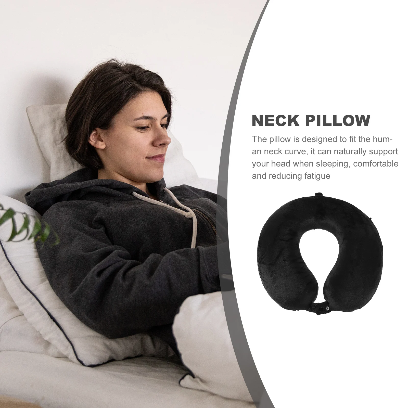 Memory Foam Neck Pillow Portable Travel U Shaped Pillow Ergonomic Design for Sleeping Office Car Use Portable Throw Pillows
Memory Foam Neck Pillow Portable Travel U Shaped Pillow Ergonomic Design for Sleeping Office Car Use Portable Throw Pillows