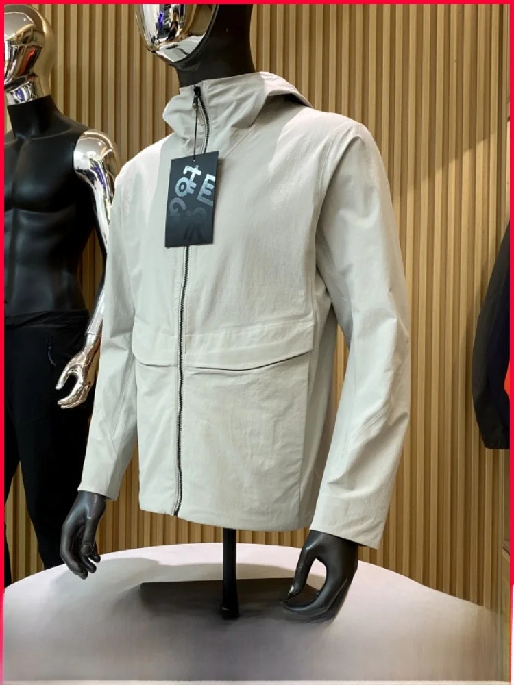 Outdoor Men's Windproof Waterproof Hooded Jacket Full Seal Glue Design Fashionable Polyester Fiber Long Sleeve Zipper Coat
Outdoor Men's Windproof Waterproof Hooded Jacket Full Seal Glue Design Fashionable Polyester Fiber Long Sleeve Zipper Coat