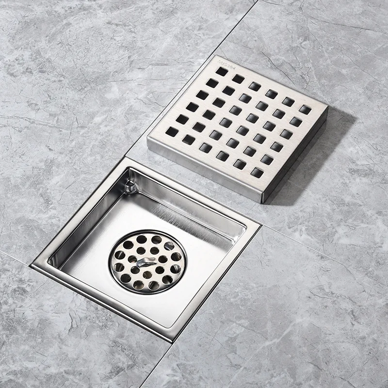 1 PCS Anti-Blocking 304 Stainless Steel Grid Floor Drain for Toilet And Shower Room Two-Color Optional
1 PCS Anti-Blocking 304 Stainless Steel Grid Floor Drain for Toilet And Shower Room Two-Color Optional