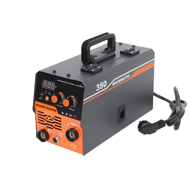MIG-350 Multi-function 3 in 1 Gasless Mig Mma Tig Flux Cored Wire Welder Welding Machine
MIG-350 Multi-function 3 in 1 Gasless Mig Mma Tig Flux Cored Wire Welder Welding Machine