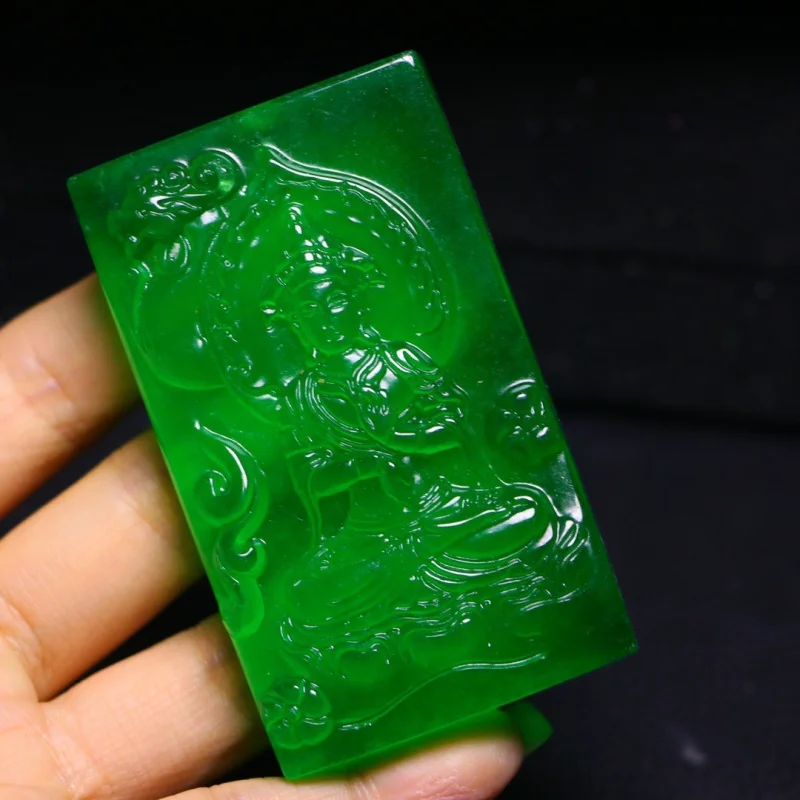Quartzite Bashan Jadeite Guanyin Pendant for Men and Women, Guanyin Bodhisattva Ice-Clear Large Pendant, Wholesale for Live Stre
Quartzite Bashan Jadeite Guanyin Pendant for Men and Women, Guanyin Bodhisattva Ice-Clear Large Pendant, Wholesale for Live Stre