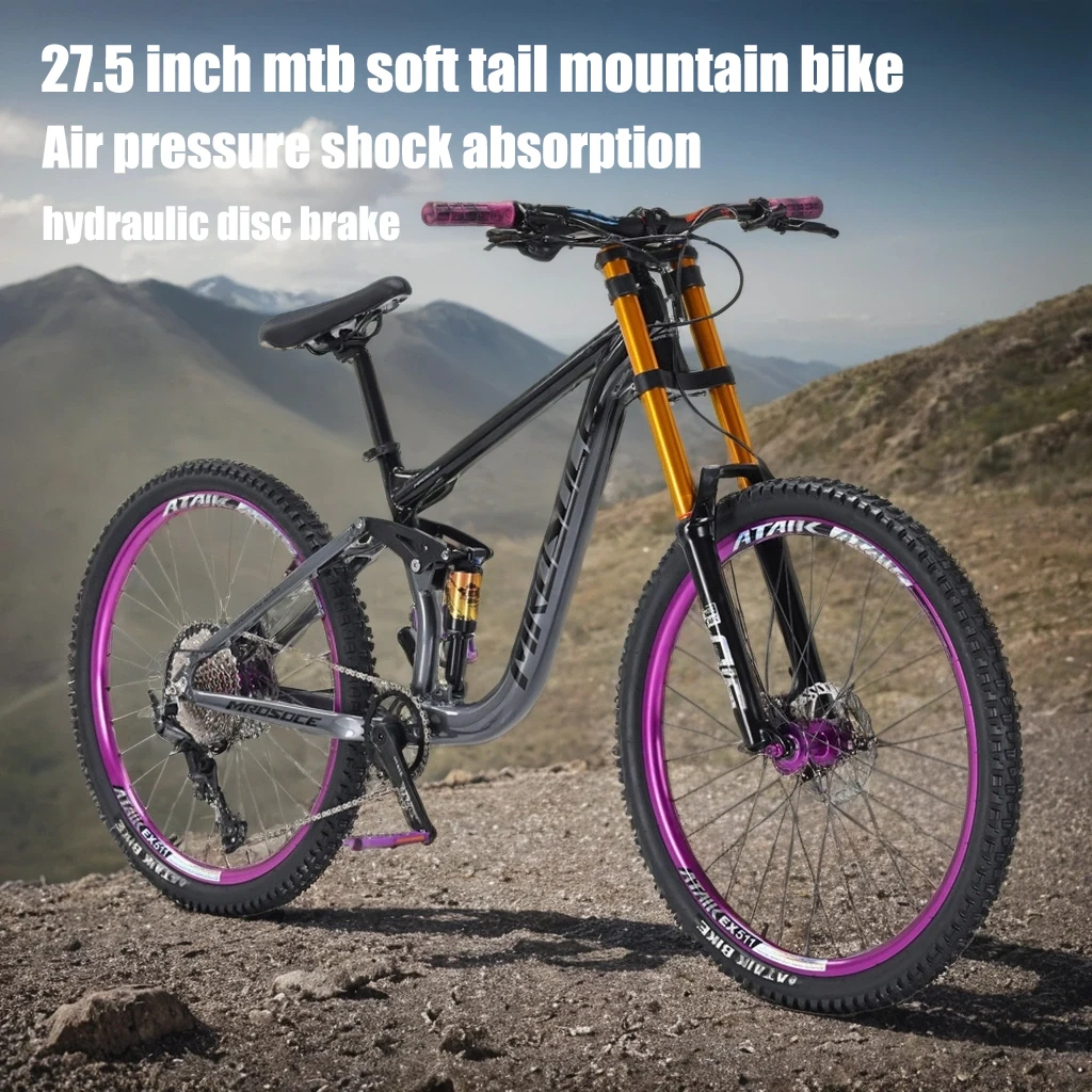 26/27,5-дюймовый горный велосипед с двойным амортизацией, гравийный велосипед, 11-скоростной горный велосипед с мягким хвостом, велосипед с гидравлическим тормозом для взрослых
26/27,5-дюймовый горный велосипед с двойным амортизацией, гравийный велосипед, 11-скоростной горный велосипед с мягким хвостом, велосипед с гидравлическим тормозом для взрослых