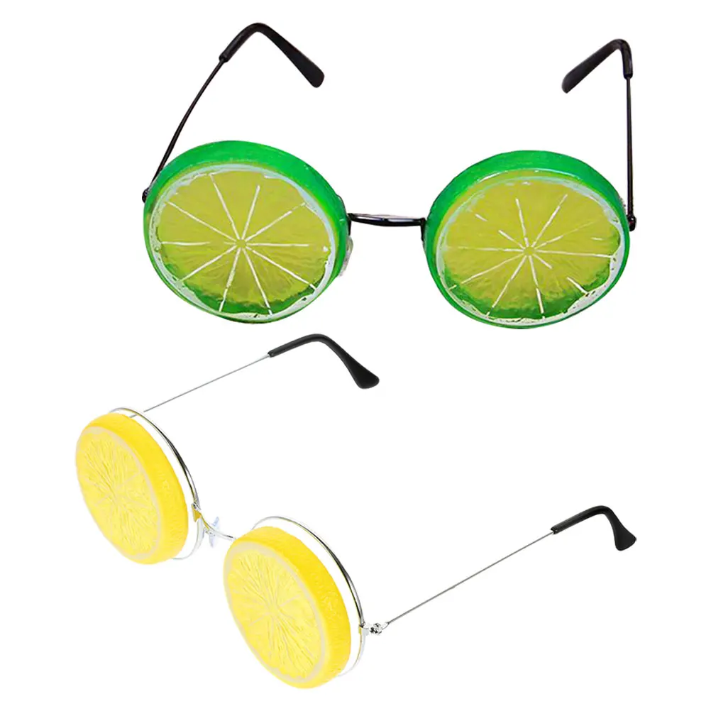 2Pcs Lemon Shaped Eyeglasses Funny Party Glasses Summer Fruit Glasses Beach Photo Props Novelty Creative Eyewear 
2Pcs Lemon Shaped Eyeglasses Funny Party Glasses Summer Fruit Glasses Beach Photo Props Novelty Creative Eyewear