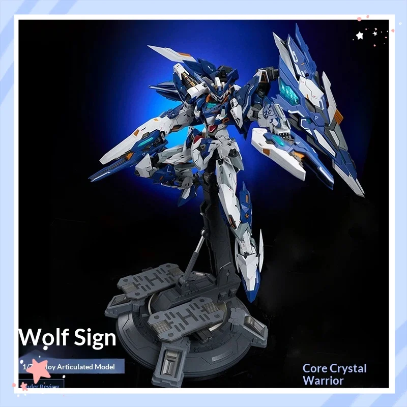 Animester Alloy Mecha Action Figure Core Crystal Warrior 02 War Wolf Mega Form 1/72 Scale Poseable Finished Collectible
Animester Alloy Mecha Action Figure Core Crystal Warrior 02 War Wolf Mega Form 1/72 Scale Poseable Finished Collectible