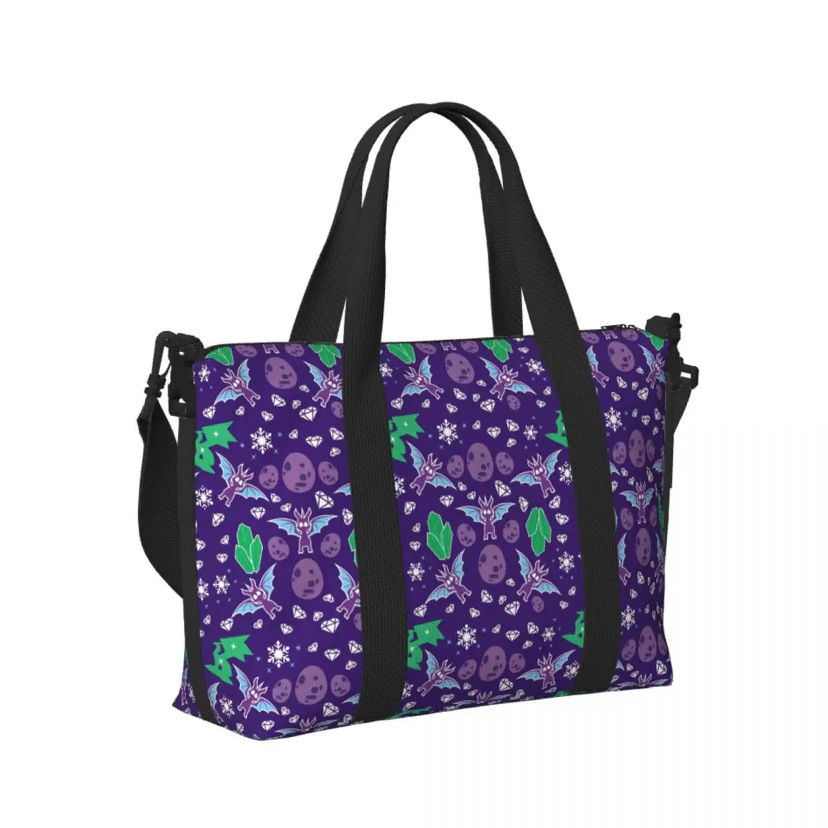 Custom Ice Spyro Beach Travel Bag Large Capacity Tote Bags for Gym Sport Women Shopping Duffle Shoulder Bag
Custom Ice Spyro Beach Travel Bag Large Capacity Tote Bags for Gym Sport Women Shopping Duffle Shoulder Bag
