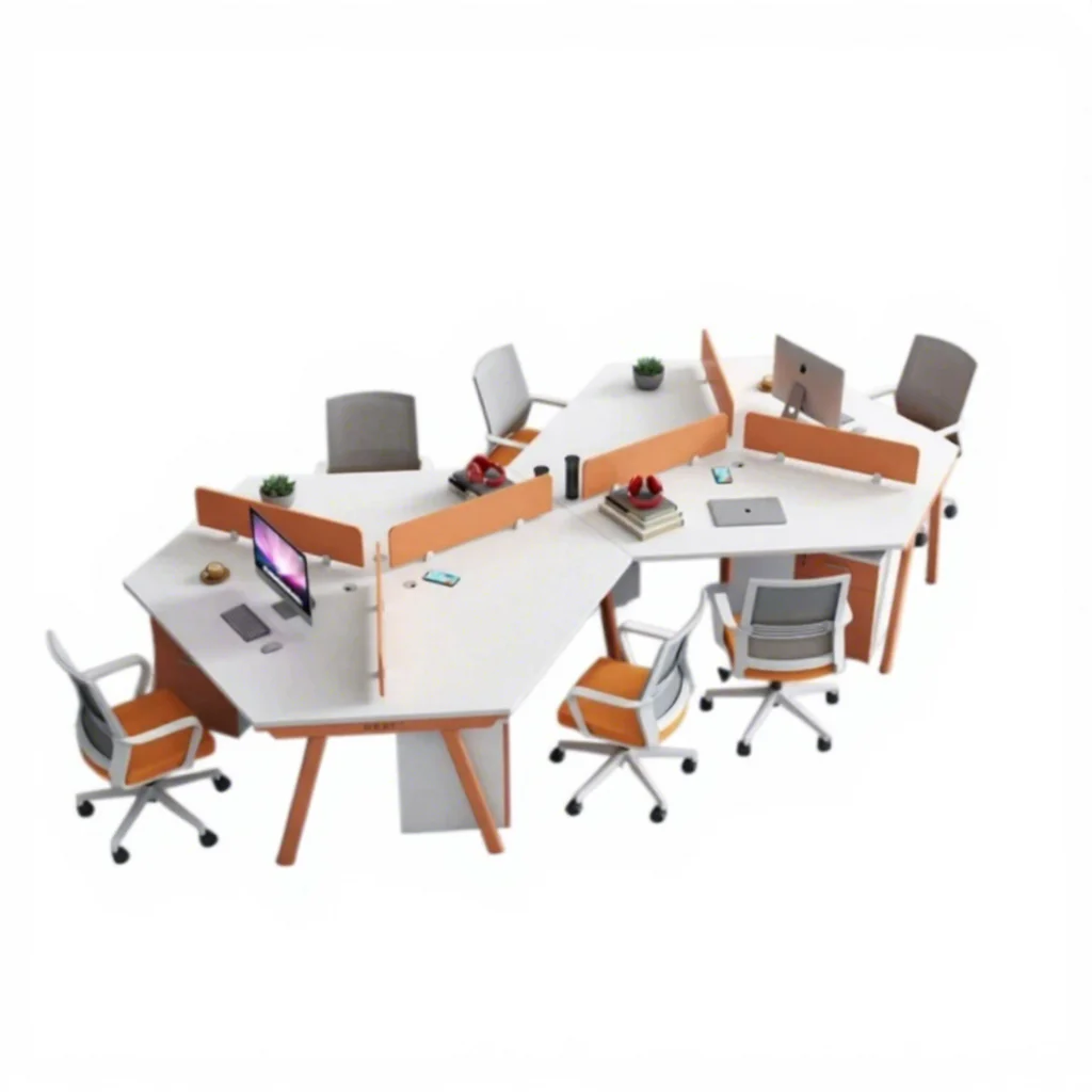 *Creative Staff Office Desk Chair Combination Wooden Panel Modular Design for Company Finance Room 3/6 Person
*Creative Staff Office Desk Chair Combination Wooden Panel Modular Design for Company Finance Room 3/6 Person