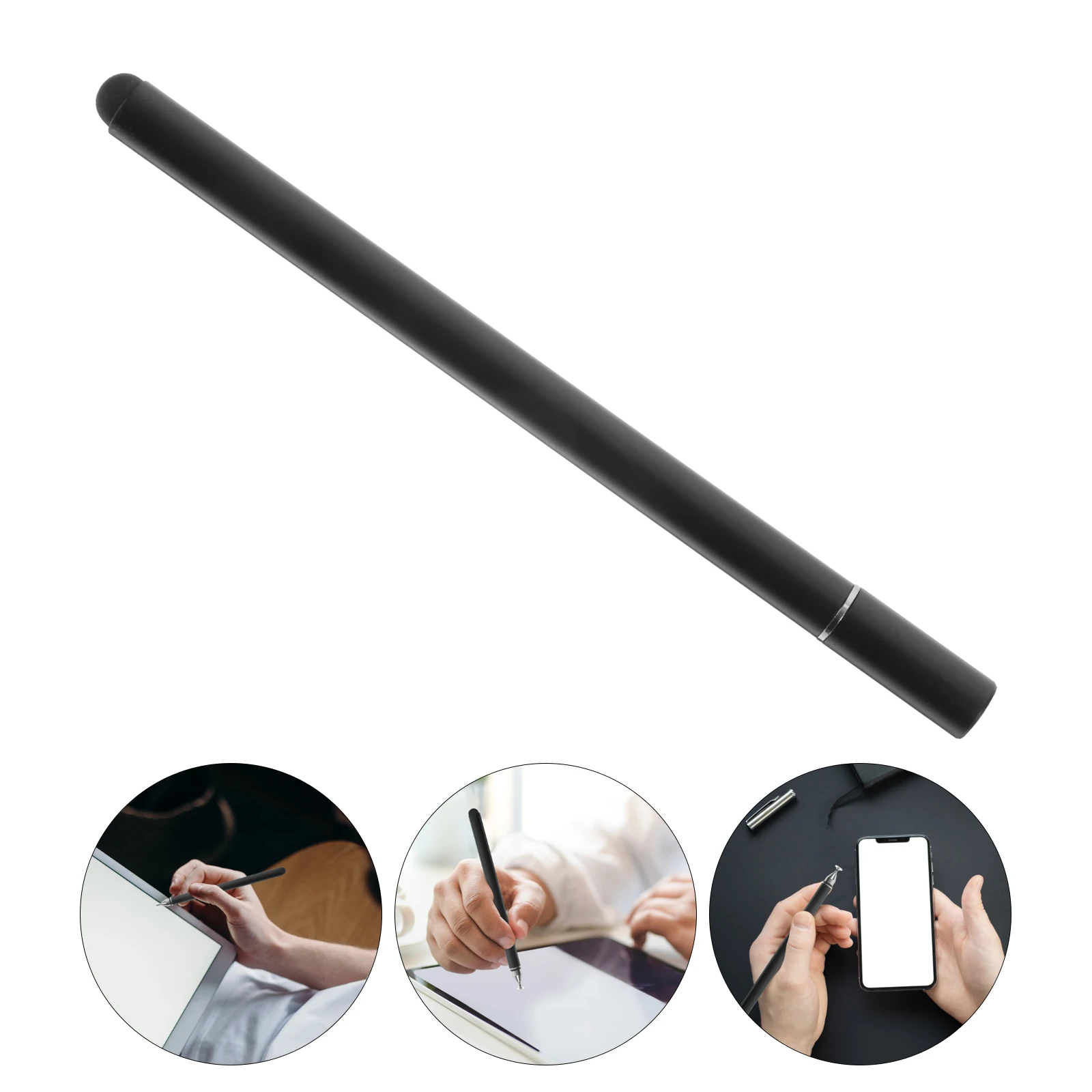 Capacitive Stylus Pen Suction Cup Black for Phone Tablet Touch Screens Devices Double Head Design Portable Useful
Capacitive Stylus Pen Suction Cup Black for Phone Tablet Touch Screens Devices Double Head Design Portable Useful