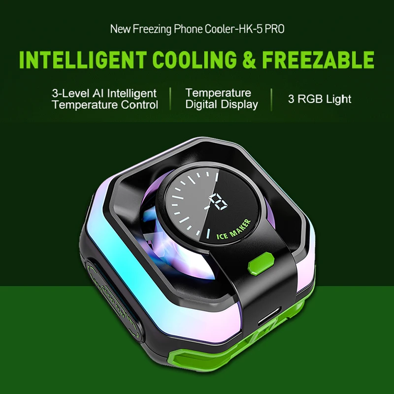 New Mobile Phone Radiator Semiconductor Freeze And Digital Display Silent Magnetic Absorb Charging Heat Sink Phone Accessories
New Mobile Phone Radiator Semiconductor Freeze And Digital Display Silent Magnetic Absorb Charging Heat Sink Phone Accessories