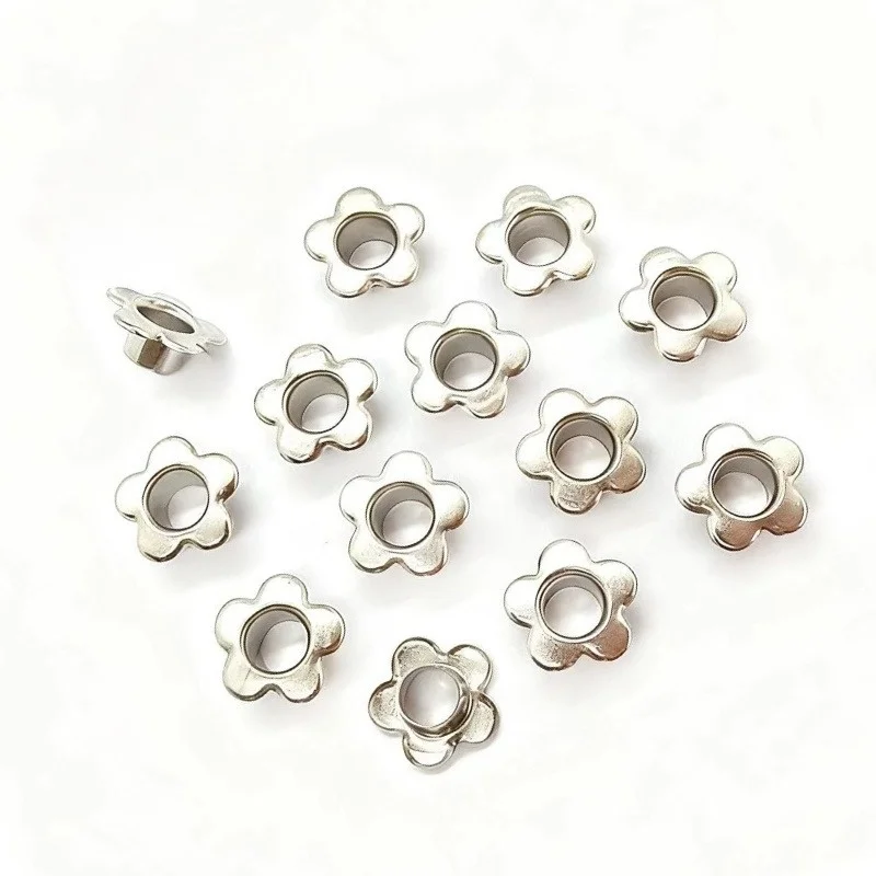 114Pcs Metal Flower Eyelets, for Leather Charm Decor, Anti-Corrosive, Exquisite Pendant Accessories
114Pcs Metal Flower Eyelets, for Leather Charm Decor, Anti-Corrosive, Exquisite Pendant Accessories