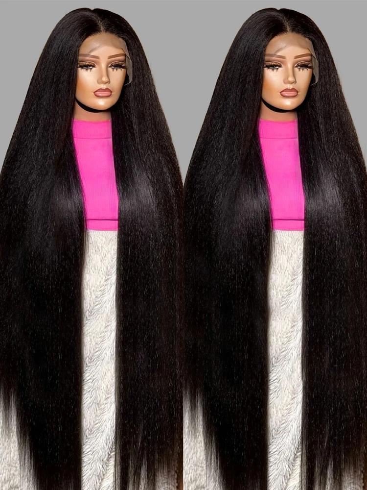 40 Inch HD 13x6 Transparent Kinky Straight Human Hair Wigs Brazilian 13x4 360 Yaki Lace Frontal Human Hair Wigs For Women 300%
40 Inch HD 13x6 Transparent Kinky Straight Human Hair Wigs Brazilian 13x4 360 Yaki Lace Frontal Human Hair Wigs For Women 300%
