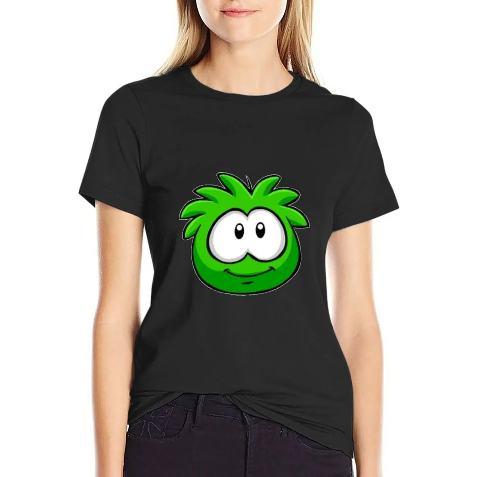 Green Puffle T-Shirt animal prinfor Female clothing blanks sports fans ariat shirts for Women
Green Puffle T-Shirt animal prinfor Female clothing blanks sports fans ariat shirts for Women