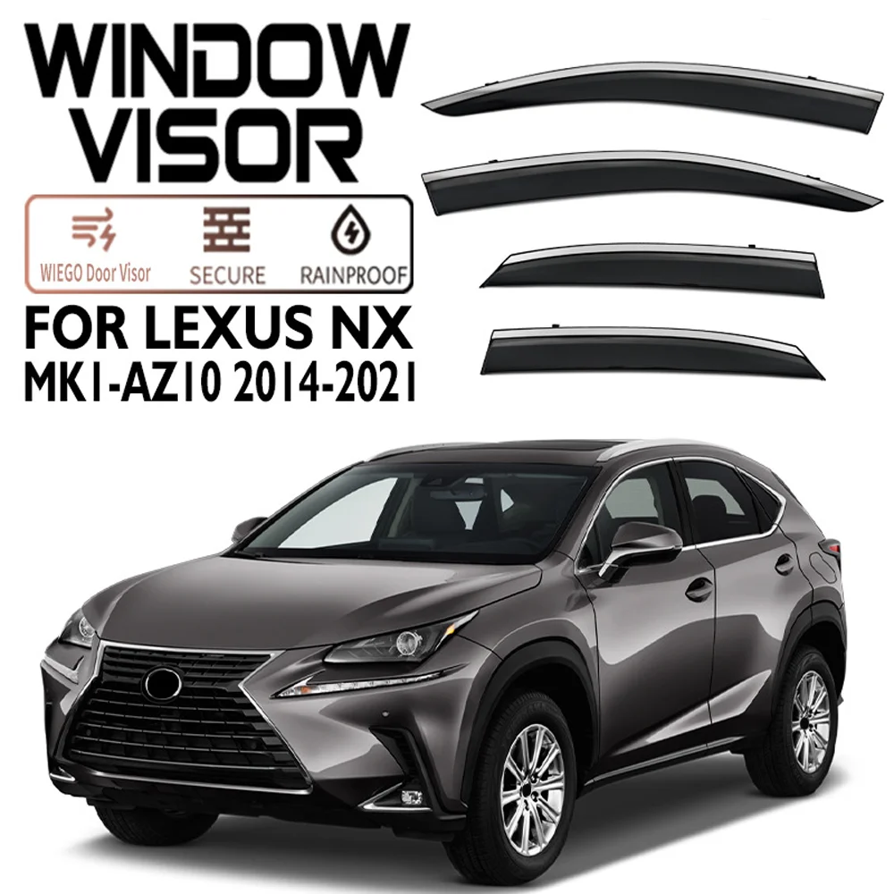 Chrome Strips Rain Guards for LEXUS NX 2015-2021 Window Visor Wind Deflectors Door Visor Vent Shades Ventvisor
Chrome Strips Rain Guards for LEXUS NX 2015-2021 Window Visor Wind Deflectors Door Visor Vent Shades Ventvisor