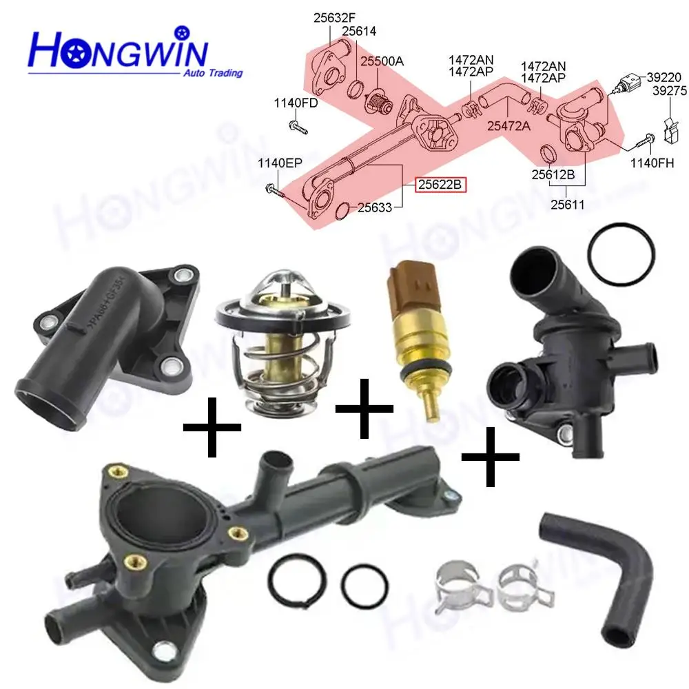 39220-02500 25622-02501 Thermostat Housing Hose Or Sensor For Hyundai Atoz Amica Kia Picanto SA Morning 25632-02501 25611-02502
39220-02500 25622-02501 Thermostat Housing Hose Or Sensor For Hyundai Atoz Amica Kia Picanto SA Morning 25632-02501 25611-02502