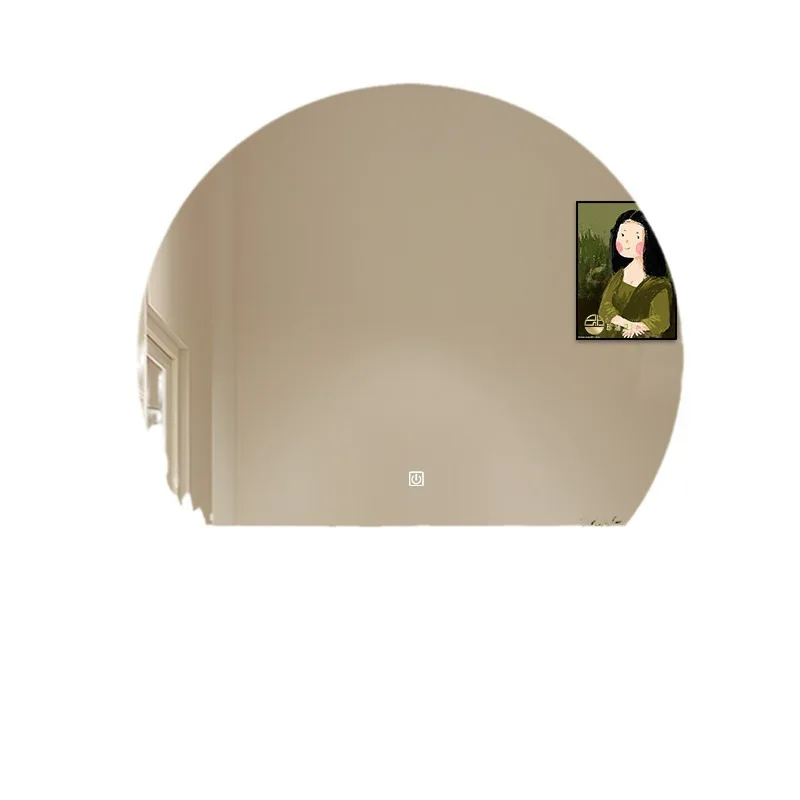 Light luxury smart with led light special-shaped makeup mirror bedroom dresser mirror glow
Light luxury smart with led light special-shaped makeup mirror bedroom dresser mirror glow