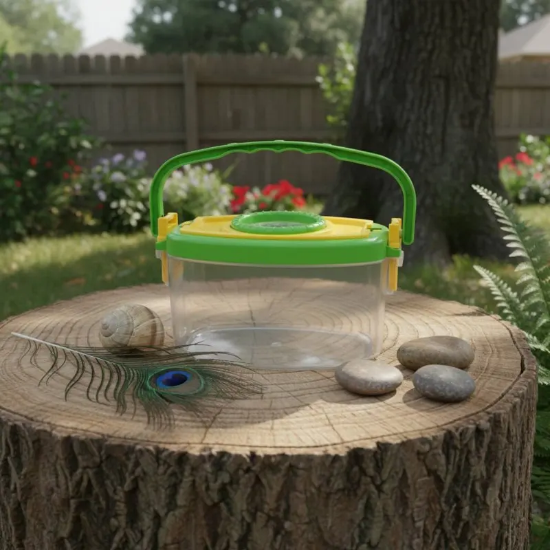 Observation Box Kit Built-in Enlarging Lens Observation Kit with Tools Outdoor Exploration Set Science Learning for Children
Observation Box Kit Built-in Enlarging Lens Observation Kit with Tools Outdoor Exploration Set Science Learning for Children