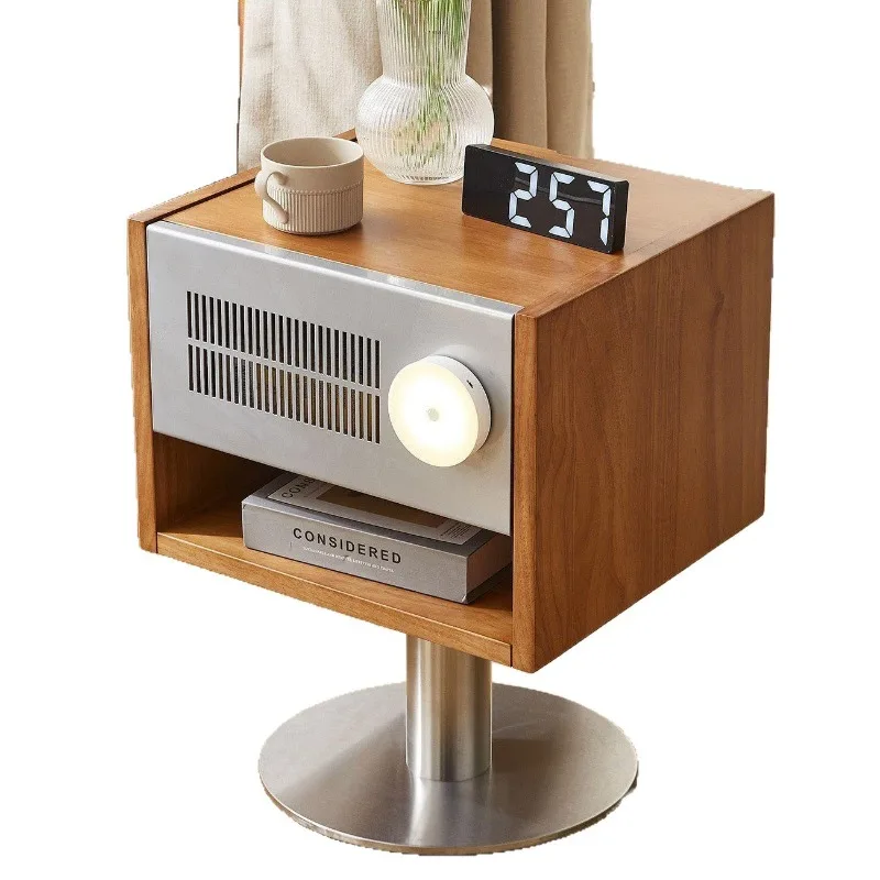 Solid wood bedside table, retro style bedroom simple cabinet, locker
Solid wood bedside table, retro style bedroom simple cabinet, locker