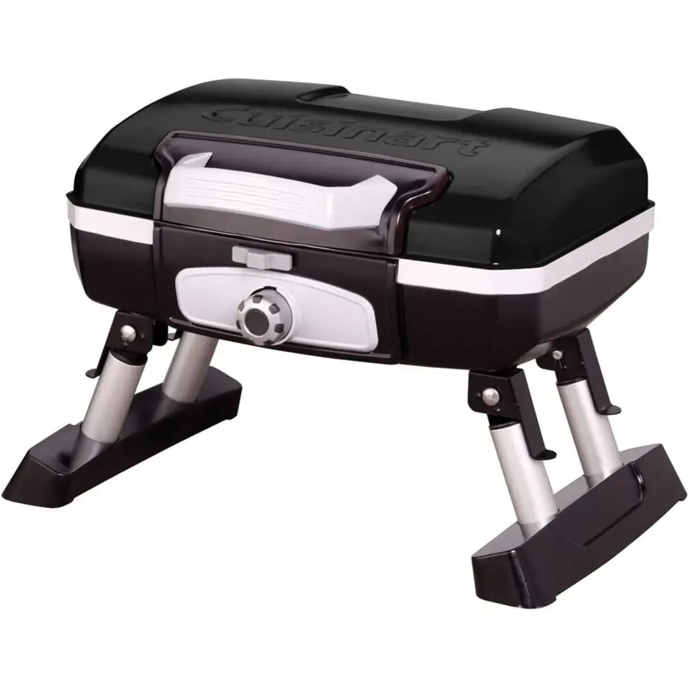 Compact Lightweight Portable Gas Grill for Camping and Small Spaces, 5,500 BTU Burner, Black
Compact Lightweight Portable Gas Grill for Camping and Small Spaces, 5,500 BTU Burner, Black