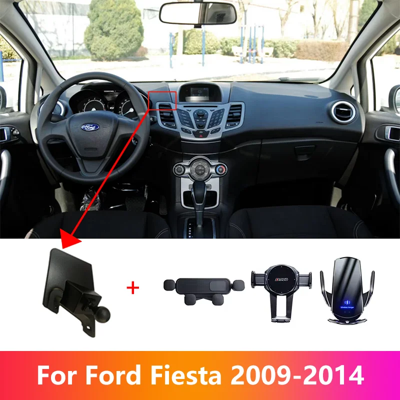 For Ford Fiesta 2009~2014 2013 2012 Car Phone Holder Fixed Bracket Base Special Wireless Charging Phone Mounts Car Accessories
For Ford Fiesta 2009~2014 2013 2012 Car Phone Holder Fixed Bracket Base Special Wireless Charging Phone Mounts Car Accessories