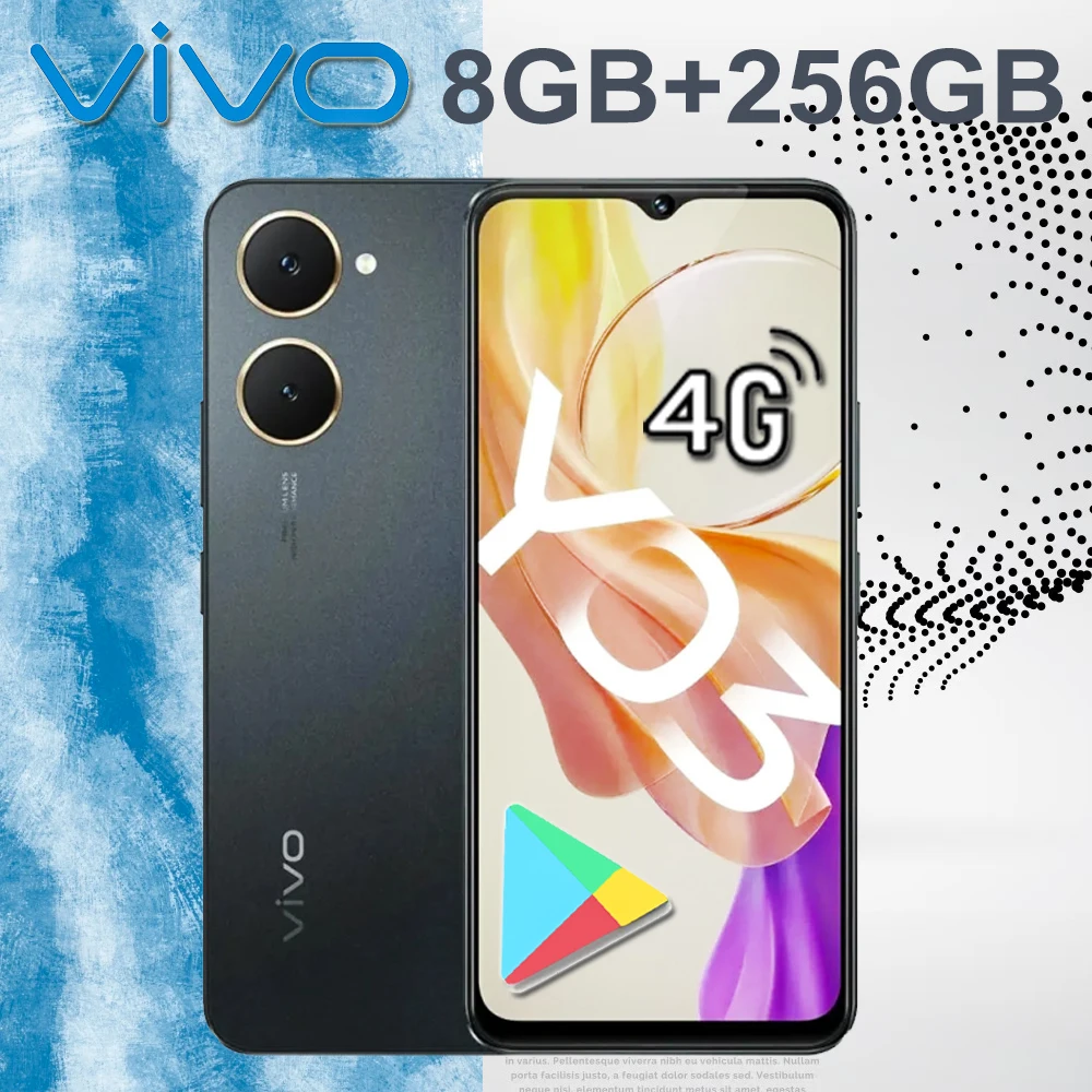 VIVO Y03 fashion smart phone 8GB+256GB RAM/5000mAh battery capacity, equipped with 15W flash charge/USB Type-C interface
VIVO Y03 fashion smart phone 8GB+256GB RAM/5000mAh battery capacity, equipped with 15W flash charge/USB Type-C interface