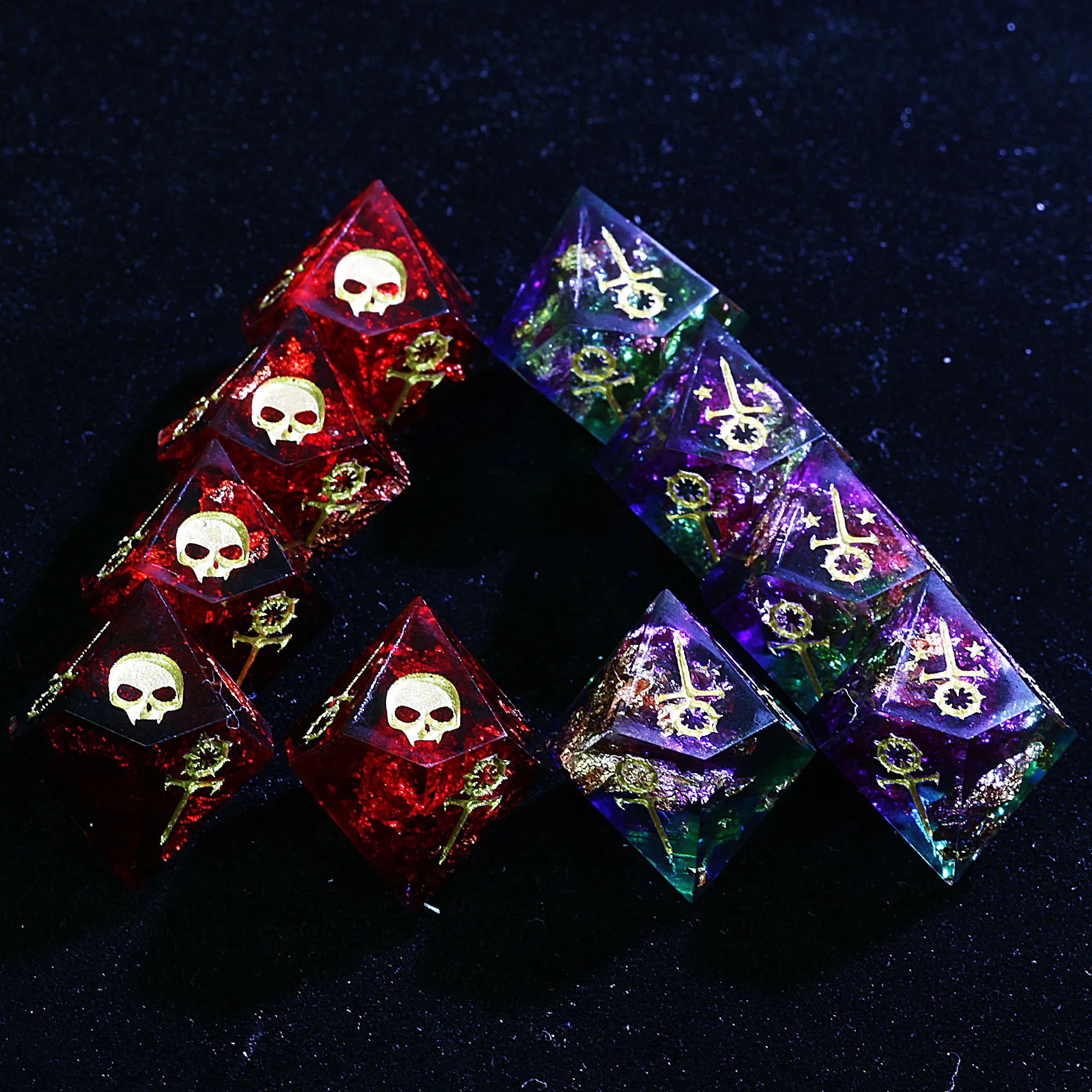 15 Polyhedral Resin Sabbat Dice Sets VtM WoD The Crucible
15 Polyhedral Resin Sabbat Dice Sets VtM WoD The Crucible