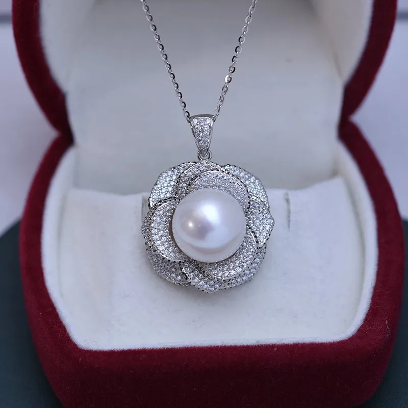 Lefei 12-13mm Strong Luster Few Flaw Freshwater Classic Pearl Rose Necklace For Charms Women 925 Silver Party Jewelry Gift DZ138
Lefei 12-13mm Strong Luster Few Flaw Freshwater Classic Pearl Rose Necklace For Charms Women 925 Silver Party Jewelry Gift DZ138