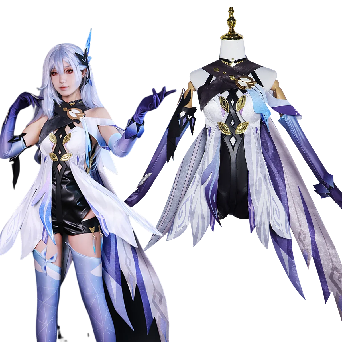 Skirk Genshin Impact Cosplay Costume Adult Carnival Uniform Wig for Women Halloween Party Anime Masquerade Game Character Dress
Skirk Genshin Impact Cosplay Costume Adult Carnival Uniform Wig for Women Halloween Party Anime Masquerade Game Character Dress