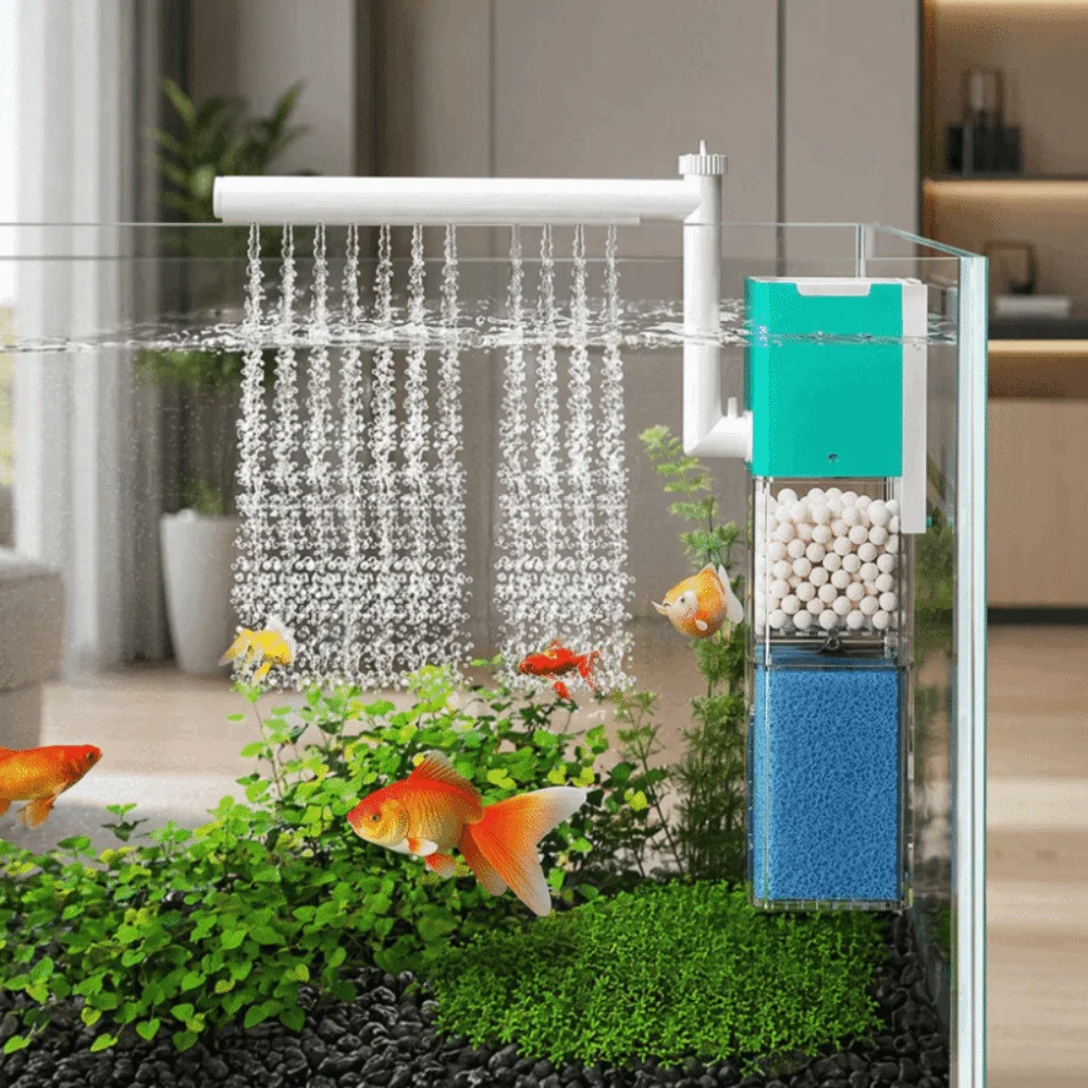 Suction Cup 4-in-1 Fish Tank Filter Wall-Mounted Silent Submersible Pump Water Circulation Waterfall Filter
Suction Cup 4-in-1 Fish Tank Filter Wall-Mounted Silent Submersible Pump Water Circulation Waterfall Filter
