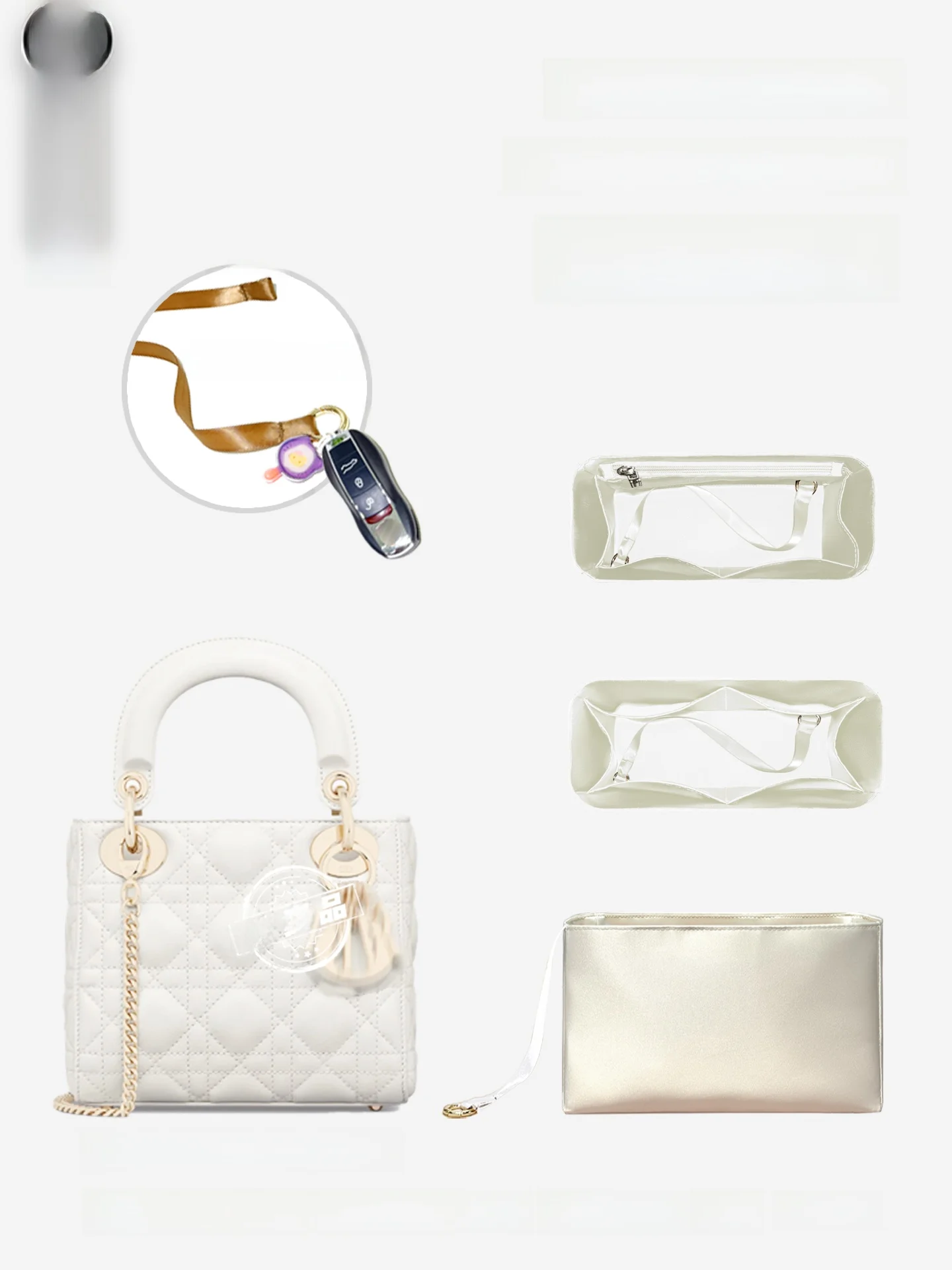 Легкая нейлоновая внутренняя сумка для электронной женской сумки, органайзер для хранения маленького и среднего размера, однотонная сумка на молнии, аксессуары для сумки...
Легкая нейлоновая внутренняя сумка для электронной женской сумки, органайзер для хранения маленького и среднего размера, однотонная сумка на молнии, аксессуары для сумки...